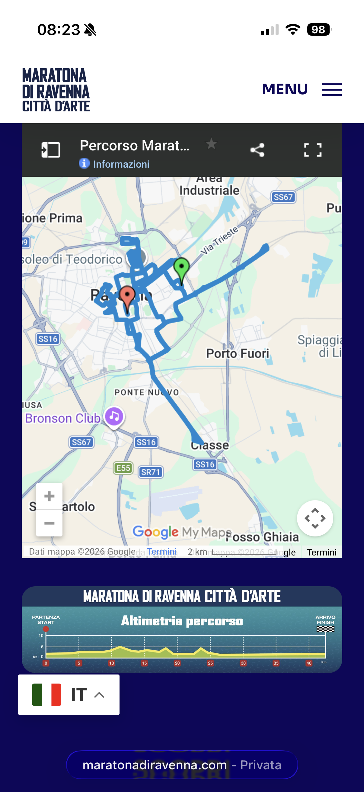 Maratona di Ravenna Città D’Arte