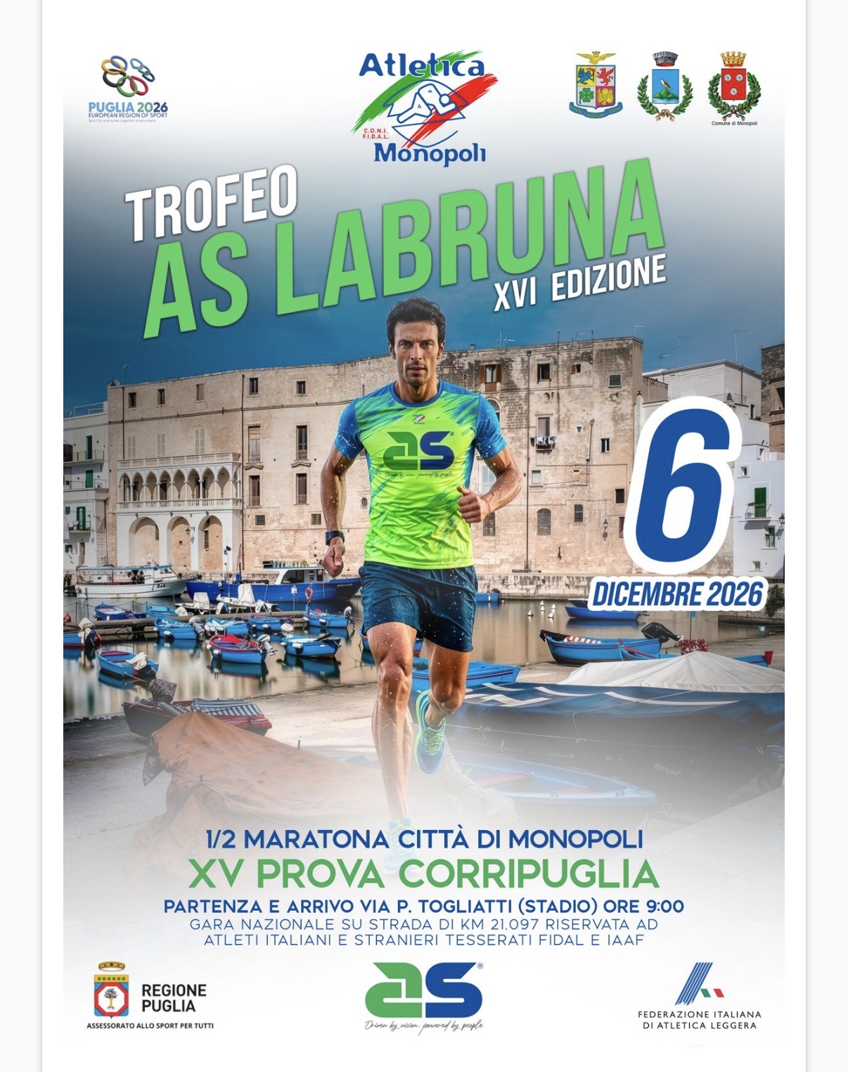 1/2 maratona Città di Monopoli 16^ edizione